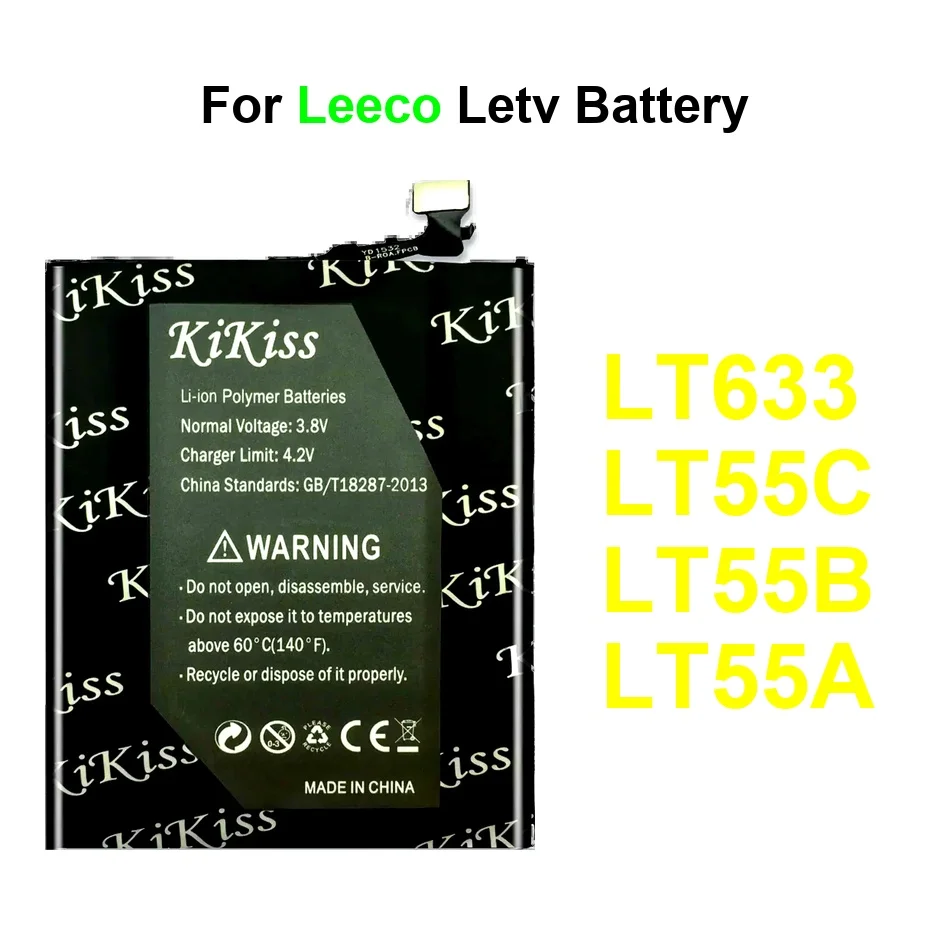 

Mobile Phone Battery Safe LT55C LT55A LT633 4200-4600Mah For Leeco Letv LE 1 One S X660 1S Max Pro