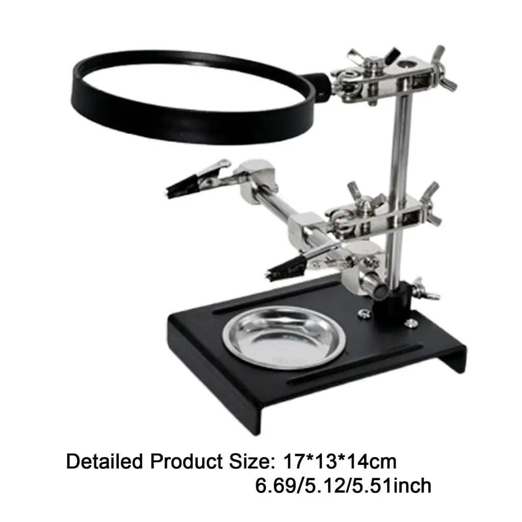 Third Hand Soldering Station for Electronic Repair Circuit Board Welding