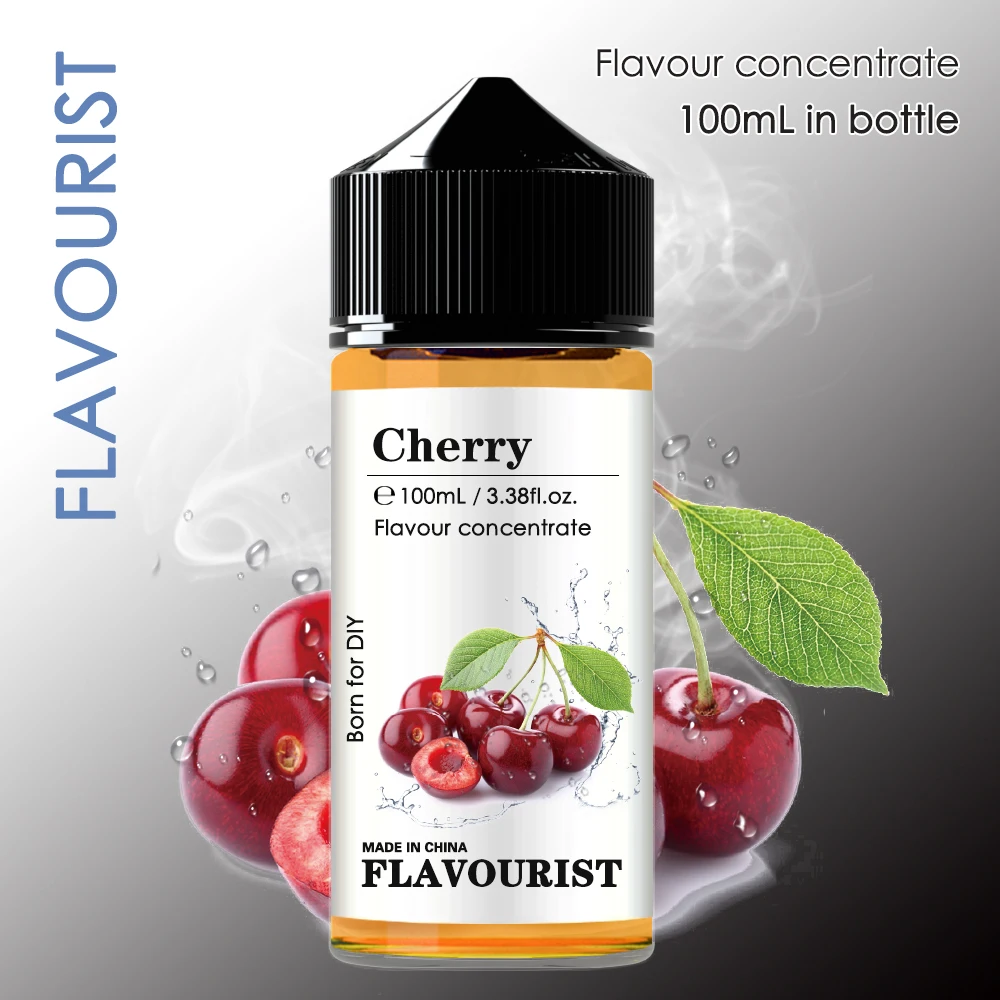 FLAVOURIST Aromatyczny aromat wiśniowy aromatyzujący środek aromatyzujący rozpuszczalność w wodzie koncentrat owocowy przyprawiony do DIY ręcznie