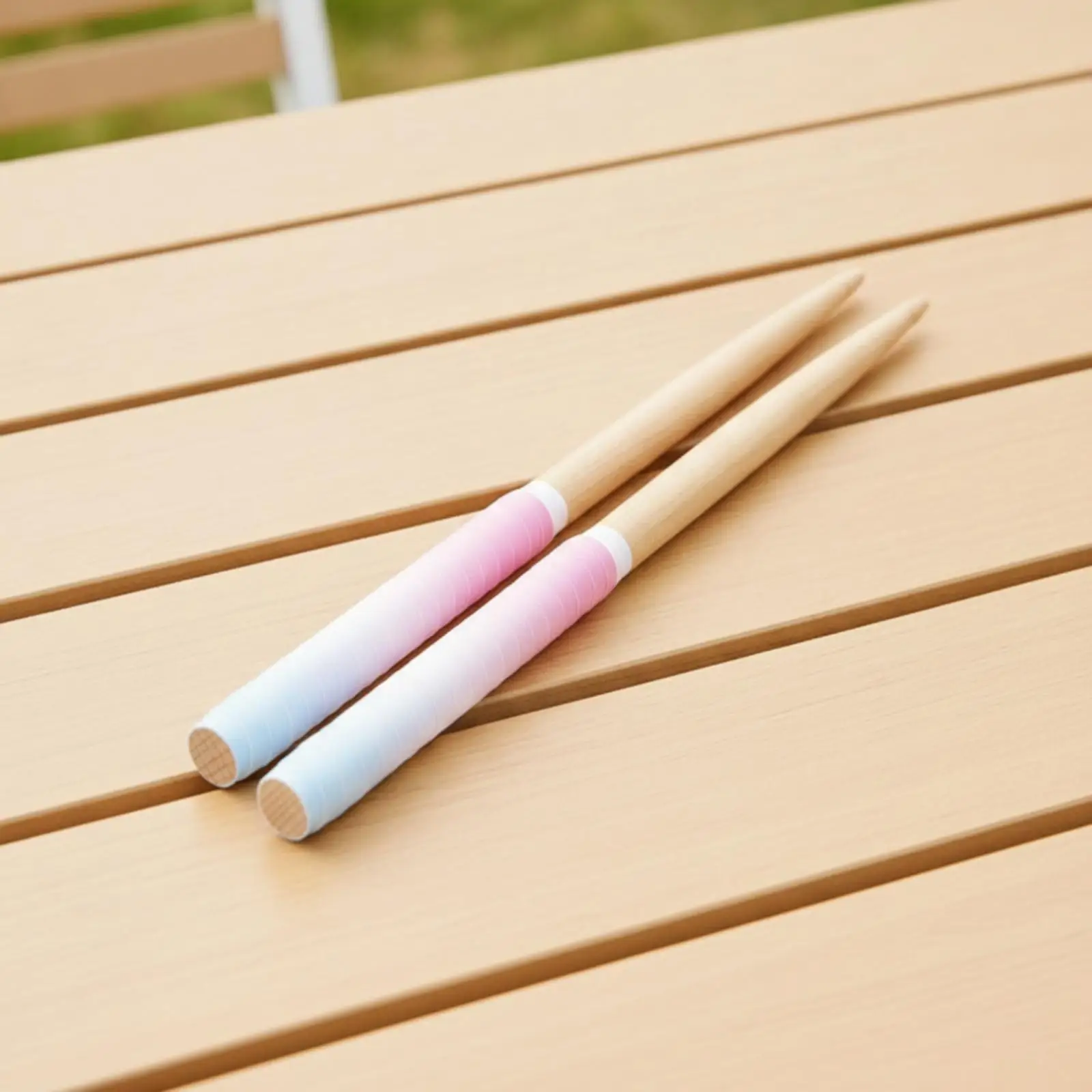 Springy Beech Wood Taiko Drum Sticks for Precision Striking with Sweat Resistant Grip Tape for Secure Handling