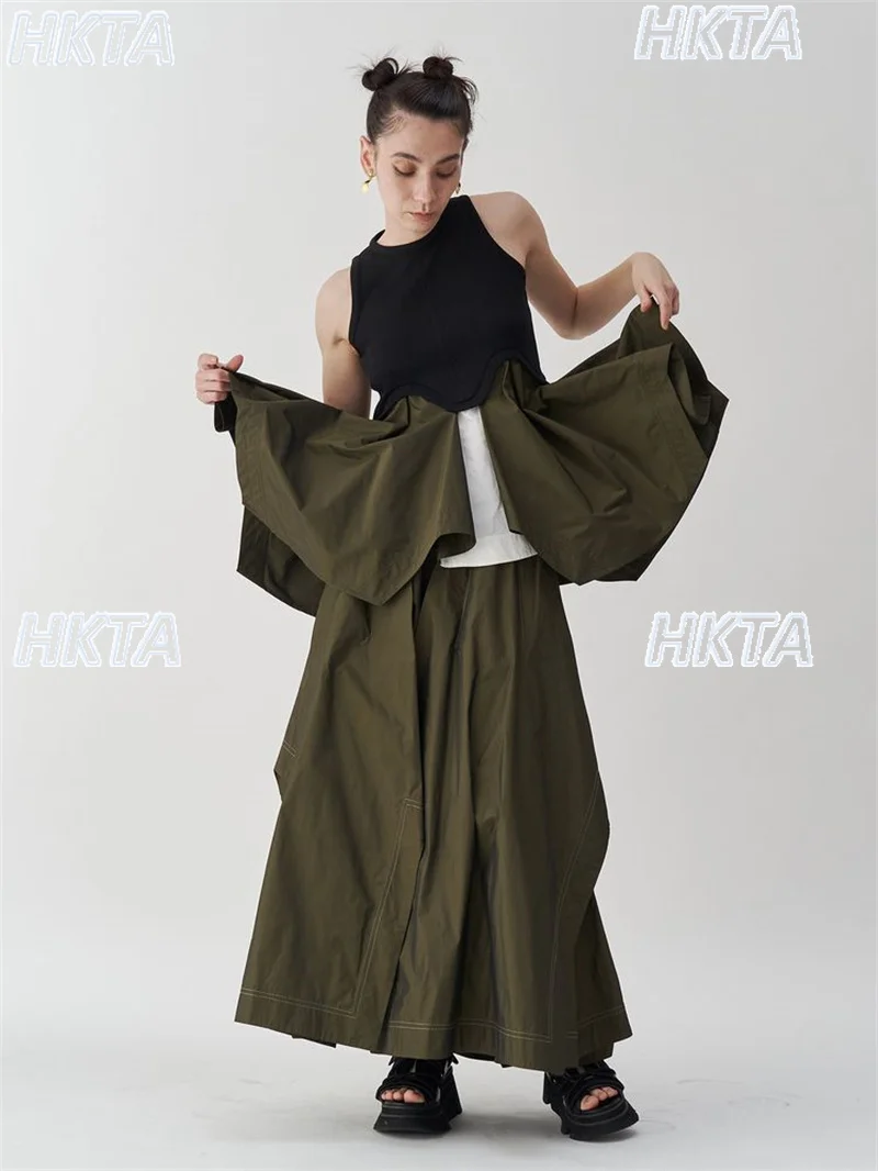 

Japanese Style Patchwork Slim Petal Sleeveless Shirt Pullover Vest Irregular Ruffle Color Block Slim Vest Top Commute Blouse