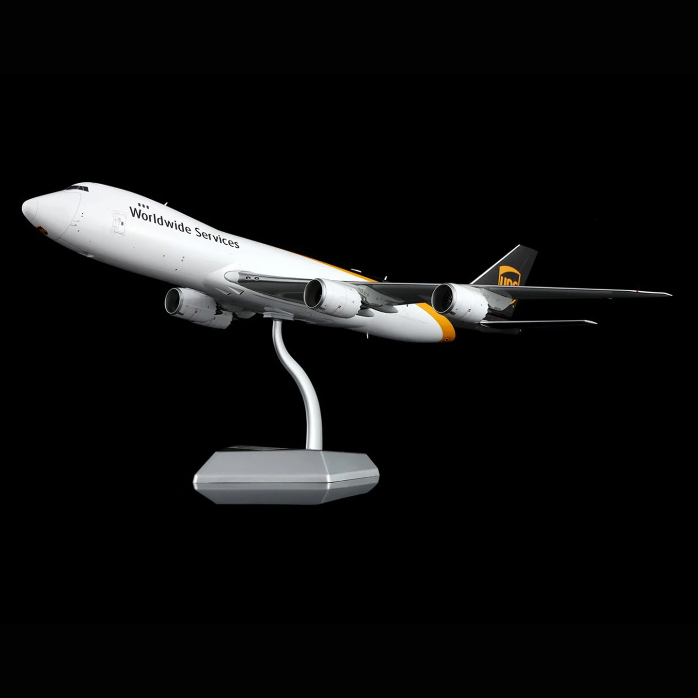 Avión coleccionable de aleación L2187, regalo, alas SQ 1:200 UPS Boeing B747-8F, avión fundido a presión, modelo N605UP con soporte