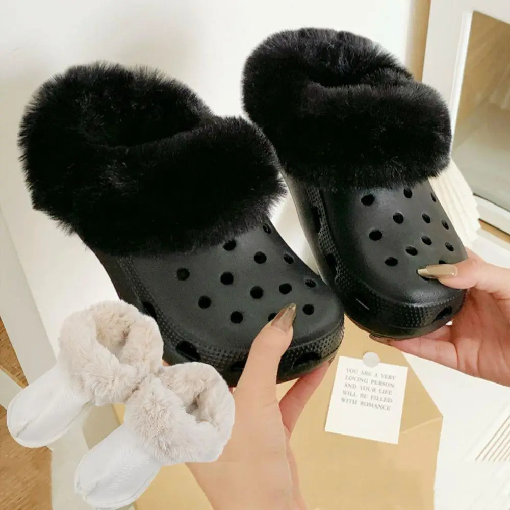 Новые зимние теплые плюшевые стельки, бахилы для женщин и мужчин, меховая подкладка, подушечки для обуви, сабо, тапочки, утолщенная бархатная подкладка, аксессуары для обуви