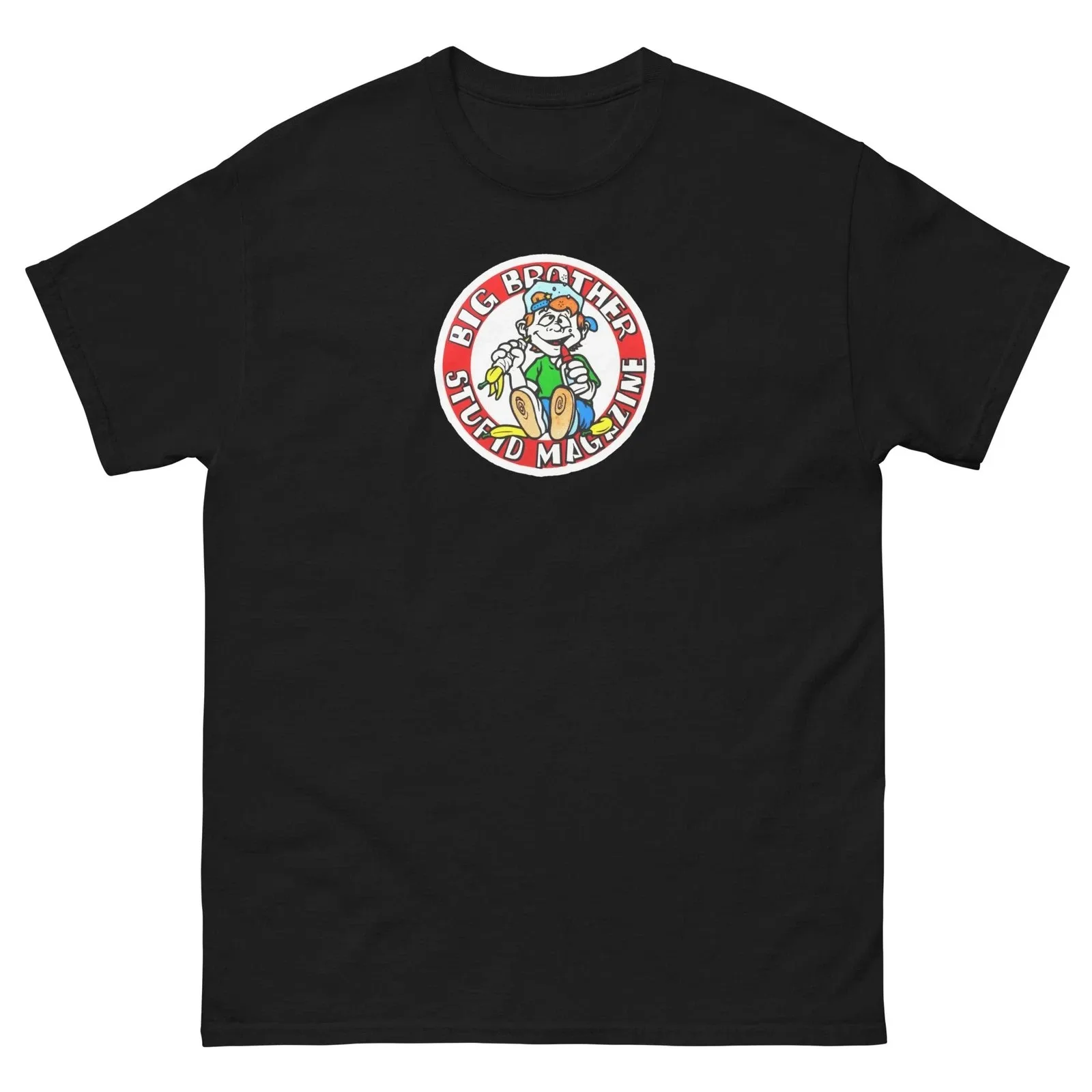 Big Brother M Glue Head Skateboard Logo T-Shirt Graphic T-Shirt High-end Luxury Unisex Style Both of Men and Women