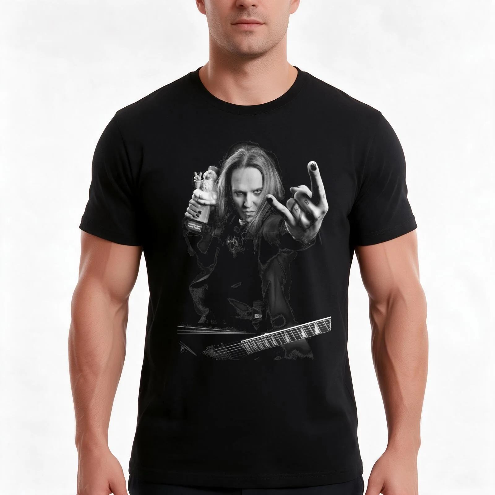 pose metal-alexi T-Shirt Summer Casual Cotton Tee Oversized Streetwear Tops Vintage Graphic Print Loose Fit Short Sleeve