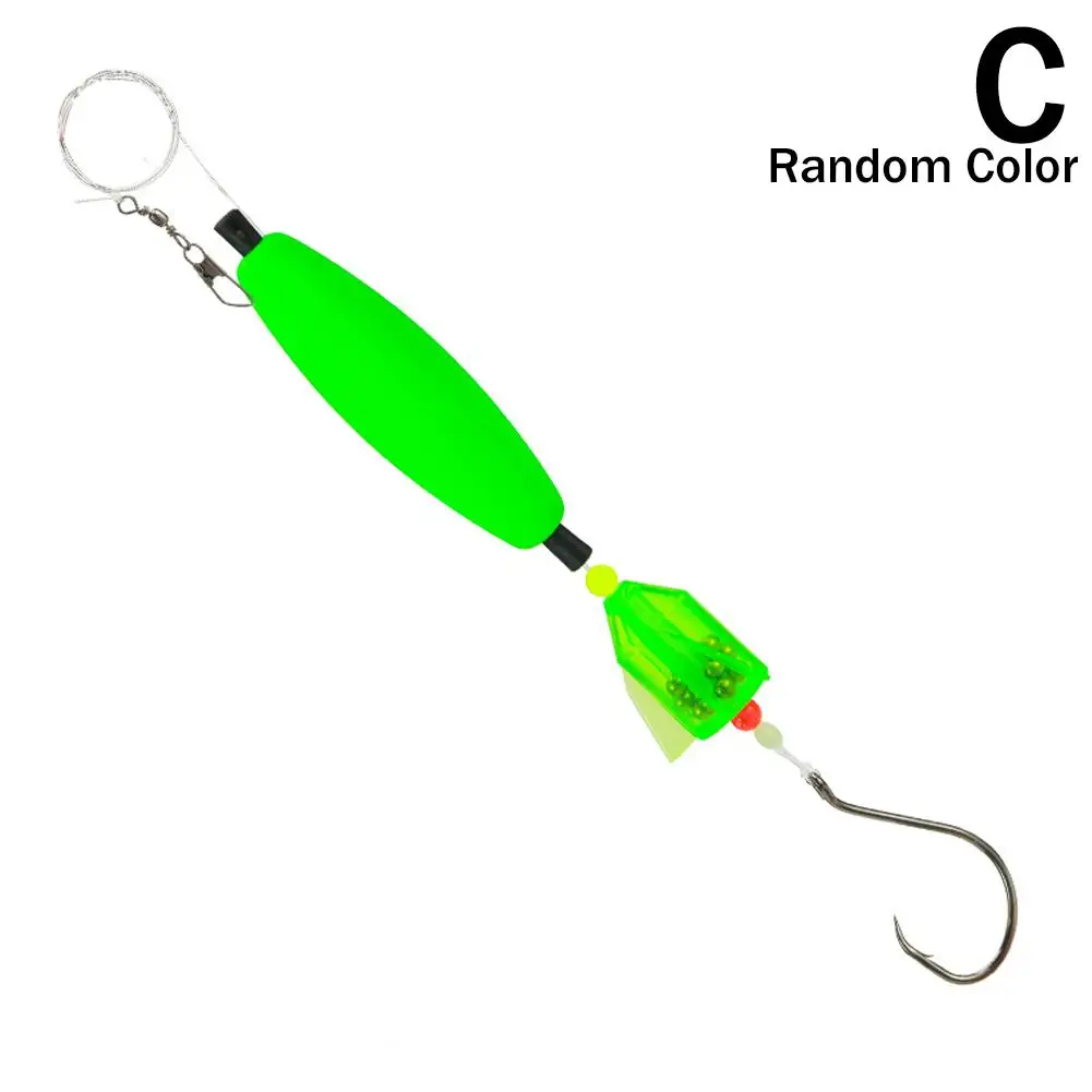 Fishhook Long-range Throwing Catfish European Style Color Hook Floating Fishing Floats Peg Random Fishing Round Group Fishi M5y1