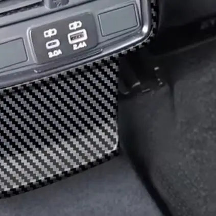 

LHD Rear Air Outlet Vent Panel Cover Trim ABS Carbon Fiber Style For -Subaru -Forester 2025+ Interior Decorative Accessories