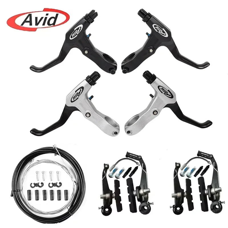 

AVID Bicycle Brake Lever Aluminum Alloy Mtb V Brake Full Kit CNC Ultralight Bike Brake Caliper High Strength V Set Cycling Part