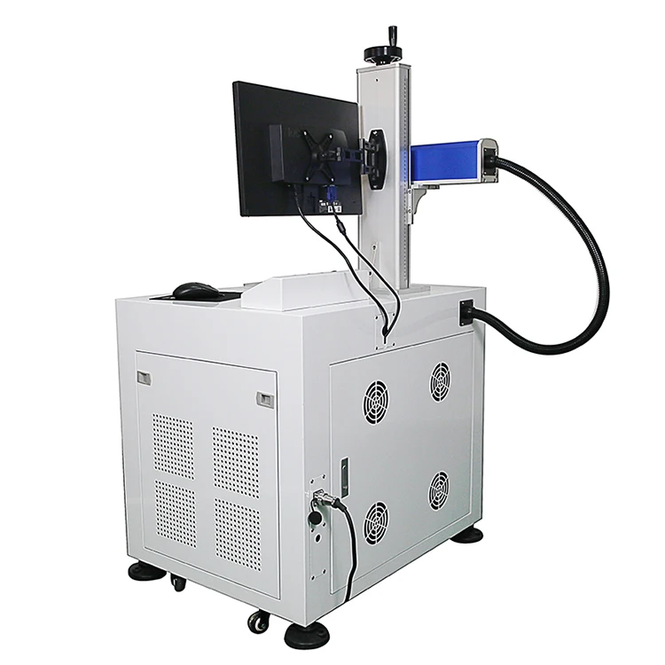 

Second-hand 20W JGH-101 Fiber Laser Marking Machine widely used in integrated circuit chips and computer accessories