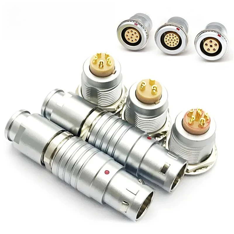 00B 0B 1B 2B 3B REMO Compatible FGG EGG Push-pull Self-locking Aviation Plug 2/3/4/5/6/7/8 Pin Metal Connector Signal Reception