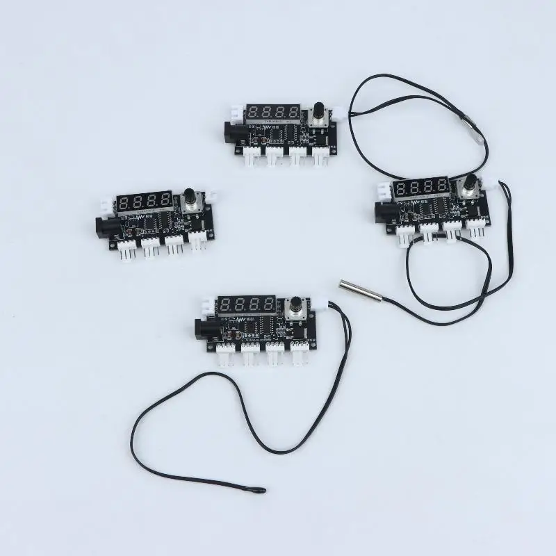 DC 5-24V 5A Digital Temperature Control Module 4 Digit LED Display Accurate Sensor For 3D Printer PC Cooling DIY Projects