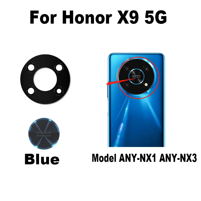 For Honor X9 5G 2022 Back Camera Glass Lens Rear Camera Glass With  Adhesive Sticker Glue  ANY-NX1