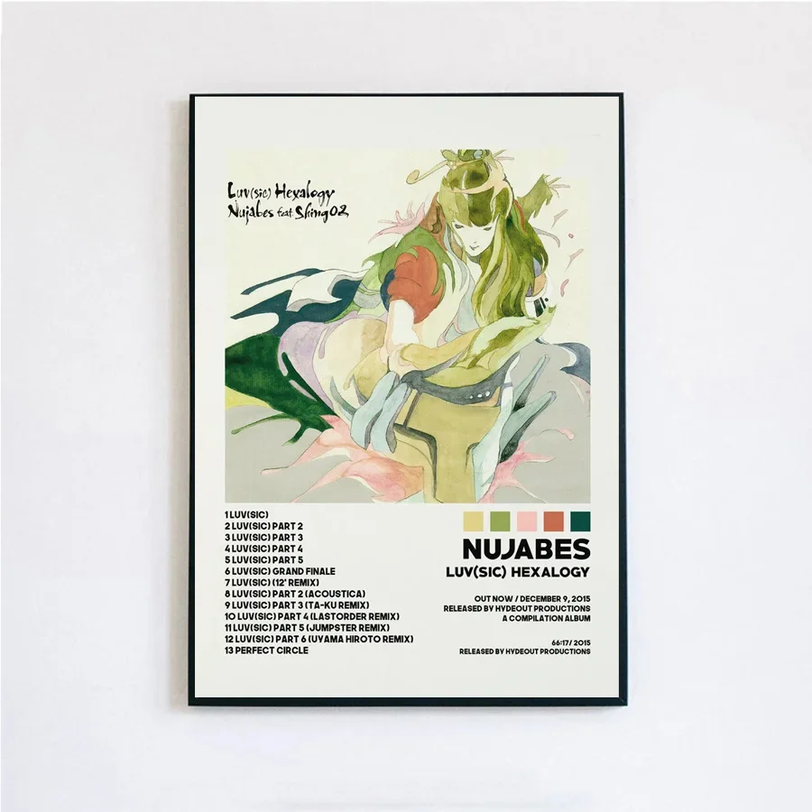 N-Nujabes Luv(sic) Hexalogy Music Album Cover Tracklist Poster