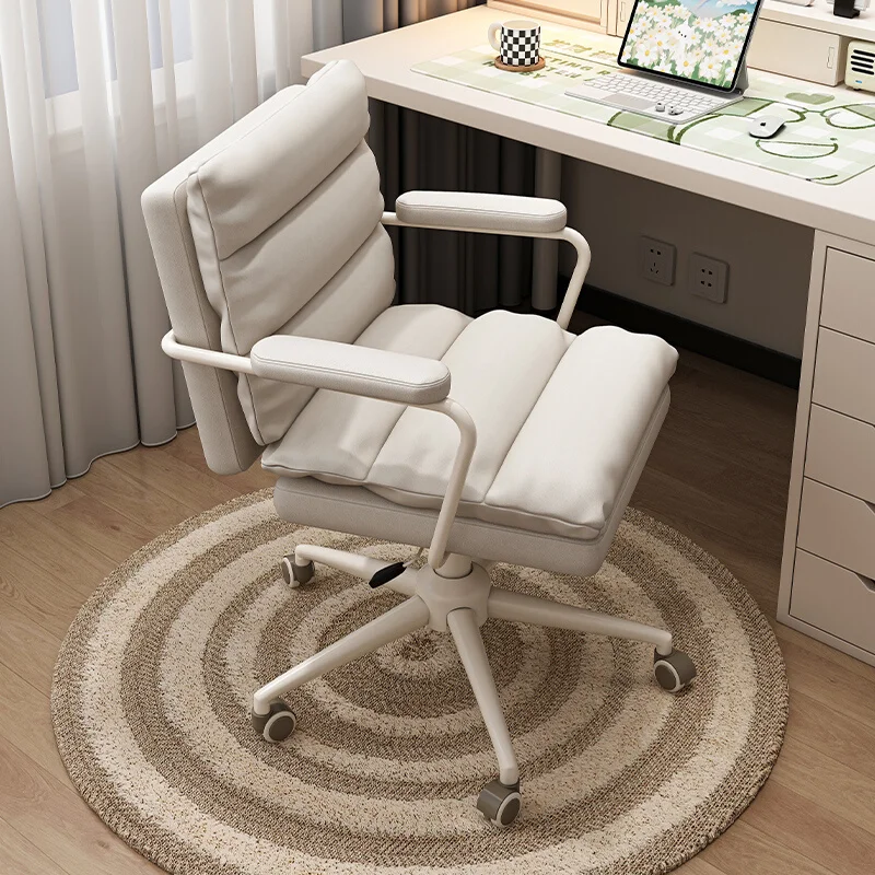 Silla de oficina giratoria con reposabrazos para Gamer, asiento de juego moderno para dormitorio, mueble Individual romano, escritorio oficial