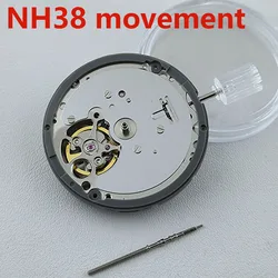 Movimiento original japonés N H38, movimiento mecánico automático de reloj, movimiento de repuesto N H38, accesorios de repuesto