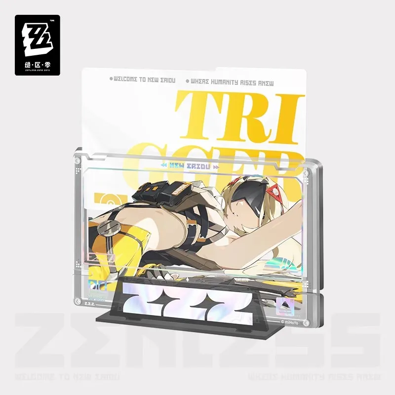Official Zenless Zone Zero Licensed Anime Artwork Series Game Merchandise Fixed-Frame Acrylic Insert Set Team Opolos Gift