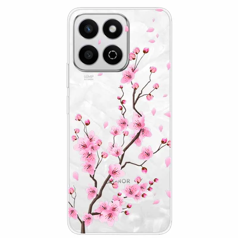 For Honor X7c 4G 5G Case Transparent Soft Silicone TPU Coques for Honor X 7c Phone Cover Clear Capa 6.77'' HonorX7c 2024 ALT-NX1