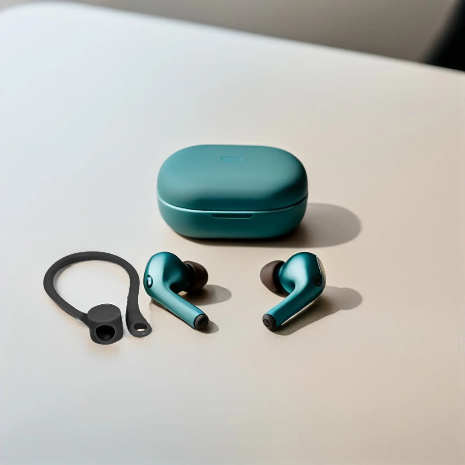 2Pairs Anti Lost Ear Hook for Wireless Earphones Tpu Silicone Lightweight Comfort Fit Headphone Earpiece Holder for Gym Outdoor