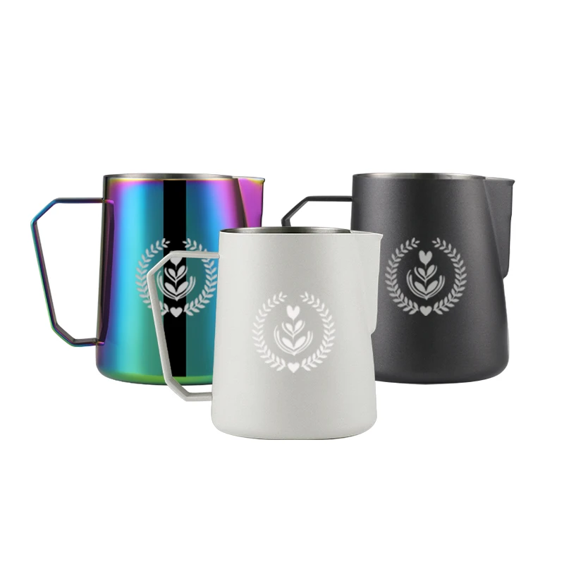 

Muvna Milk Frothing Pitcher for Espresso Latte Art 350/450/600ml SUS304 Milk Pitcher Coffee Accessories barista gift