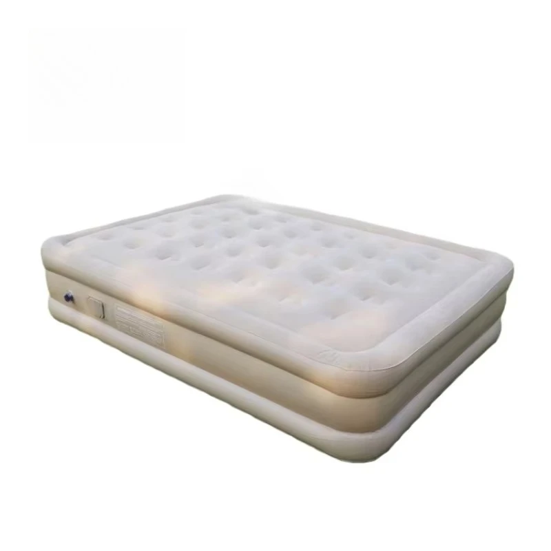 

Double /Single Foldable Portable Foam Air Bed Mattress Convertible Inflatable Bed with Built-in Pump for Outdoor Camping Home