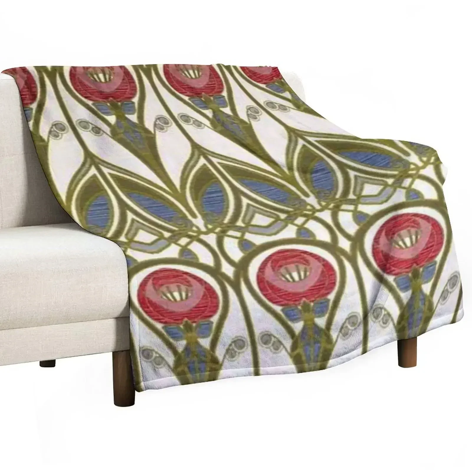 

Charles Rennie Mackintosh design Throw Blanket Luxury Thicken Single Blankets