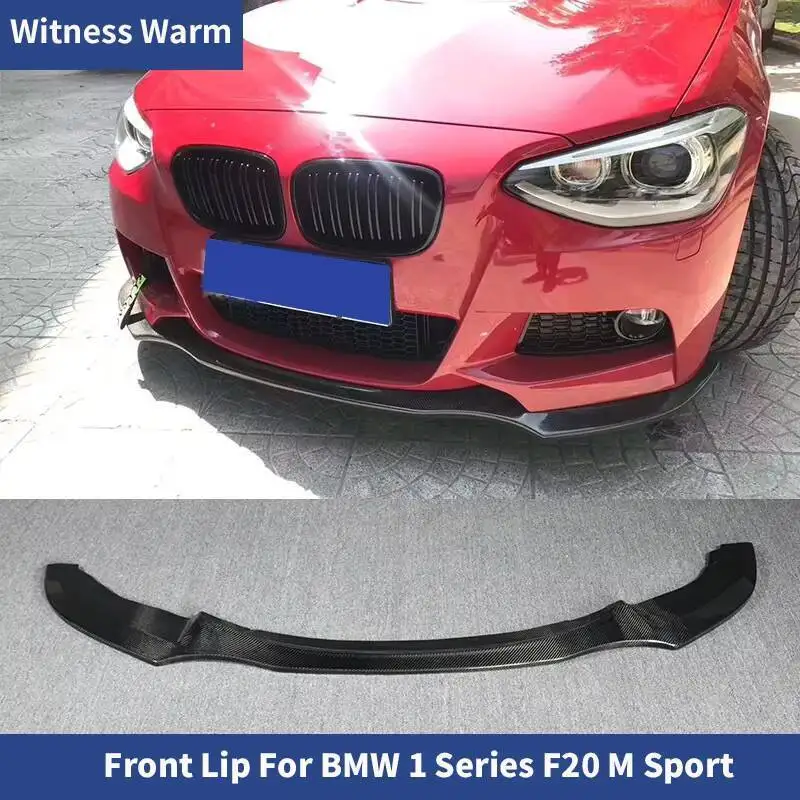 Pare-chocs avant en fibre de carbone pour BMW, séparateur Mt dehors, ruisseau de tête, BMW 120i, 118i, 125i, F20, M125i, série 1, Jules Spomicrophone, 2011-2018