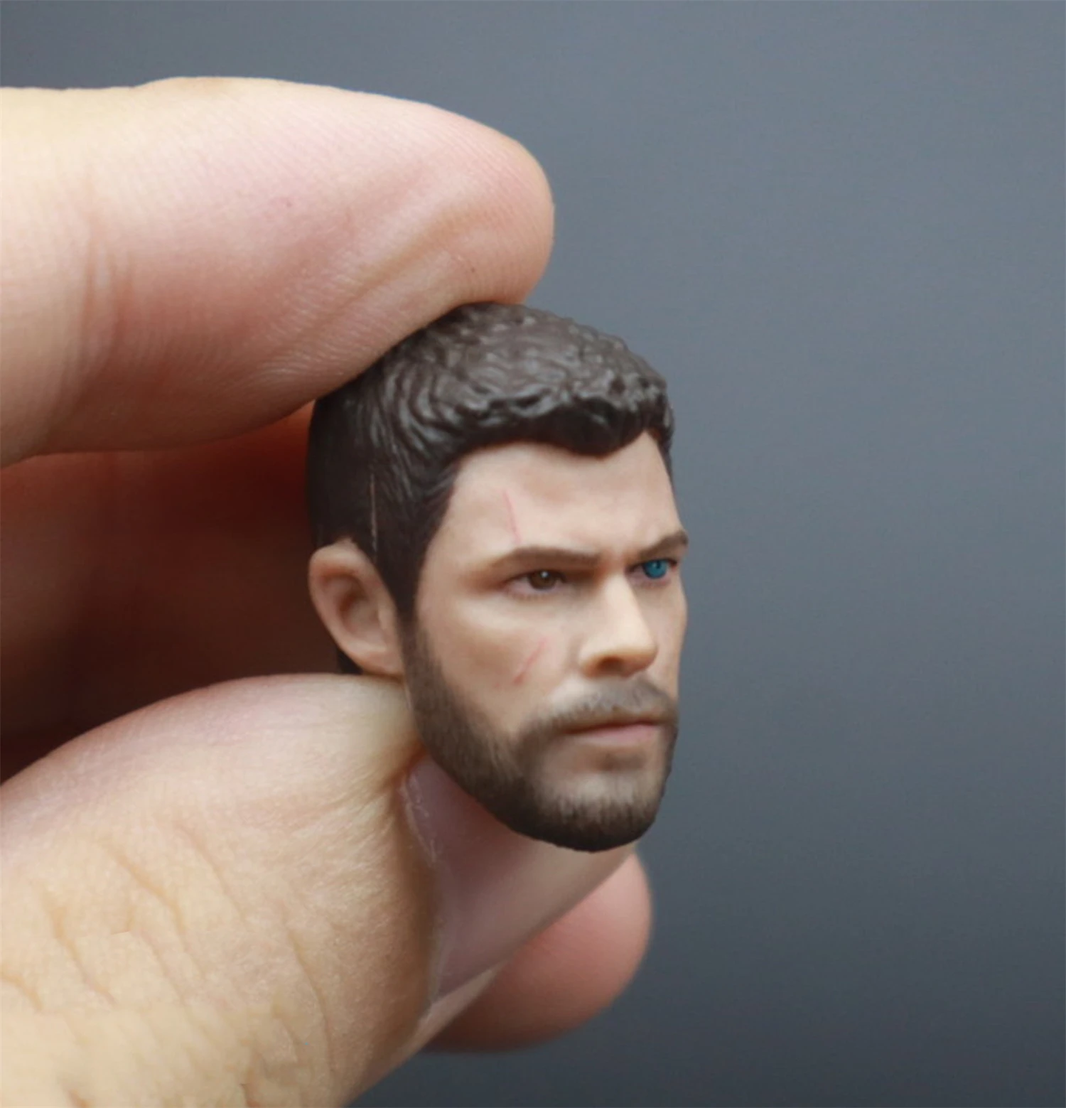 1/12 Scale Head Carving Chris Hemsworth Male Soldier blindfold Model Set PVC 6Inch Action Figure Body Doll 