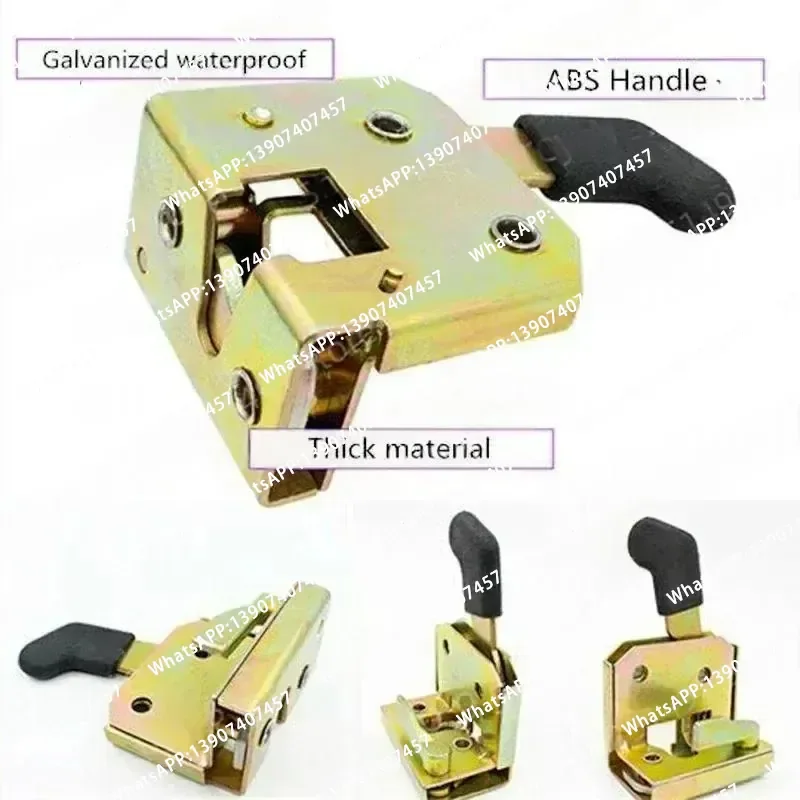 for 502 Type Universal Forklift Tractor Heavy Equipment Metal Lock Door Handle for Heavy Transport Vehicle Loader Engineering
