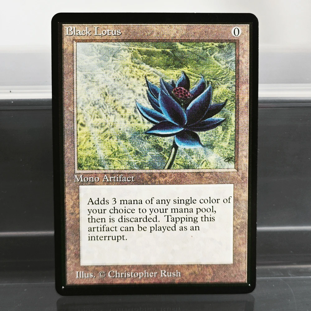 TCG Seltene Magische Sammelkarten: Black Lotus/Winter Orb/Time Vault/Scrubland – Spielzeug, Hobbys, Sammlerstücke, Jungen, Weihnachtsgeschenke