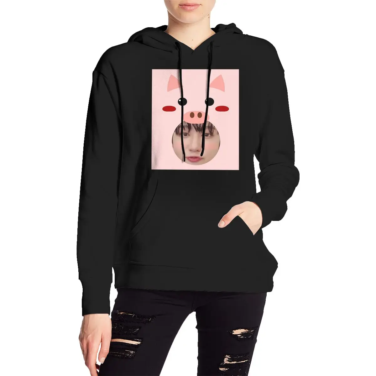 

Толстовки Dwaekki Changbin, пуловер в стиле Харадзюку, осень-зима, мужские и женские толстовки для пар, топы с длинными рукавами