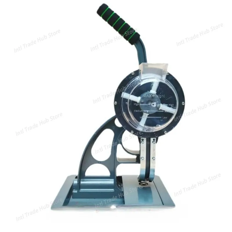 

Semi-automatic Buckle Machine, Manual Buckle Machine, Advertising Banner Inkjet Cloth Leather Punching Machine