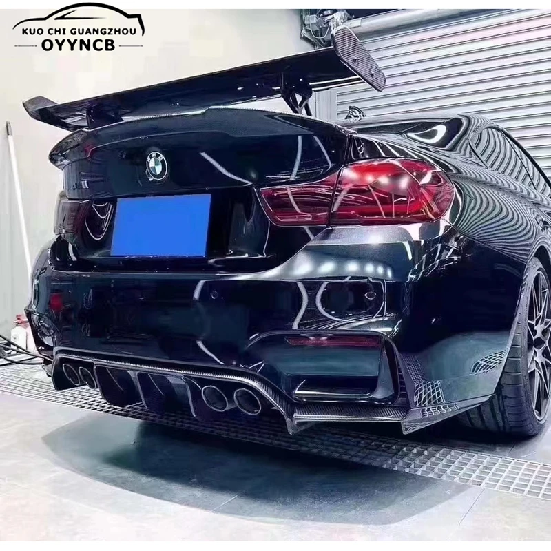 GTS Style For BMW F82 F80 M3 M4 M5 M6 Real Carbon Fiber Rear Spoiler For Car M2 M3 M4 Car Styling