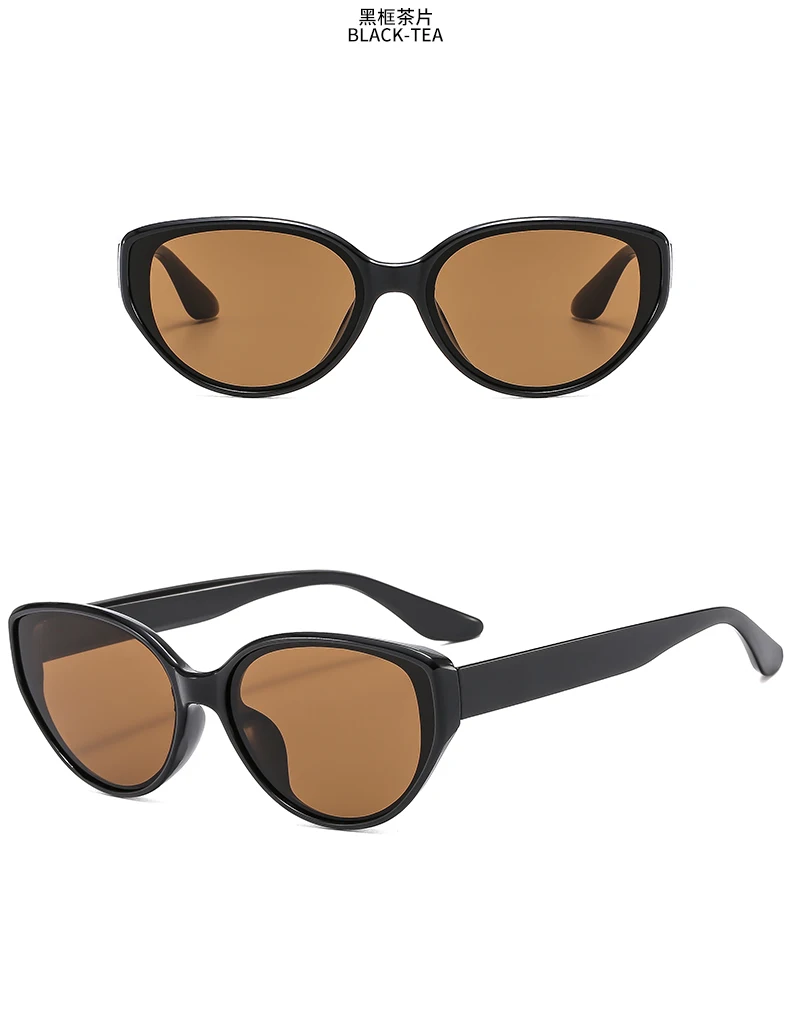 Sexy Cat Eye Sonnenbrille Damen Vintage Kleine Cateye Sexy Brillen Sonnenbrille für Damen 80er 90er Jahre Trendige stilvolle Brille – Detail 12