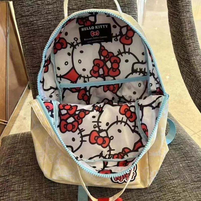 

Женский рюкзак Kawaii Y2k INS, рюкзак с бантом, Женский Повседневный Рюкзак с мультяшным принтом на молнии, корейская модная дорожная сумка