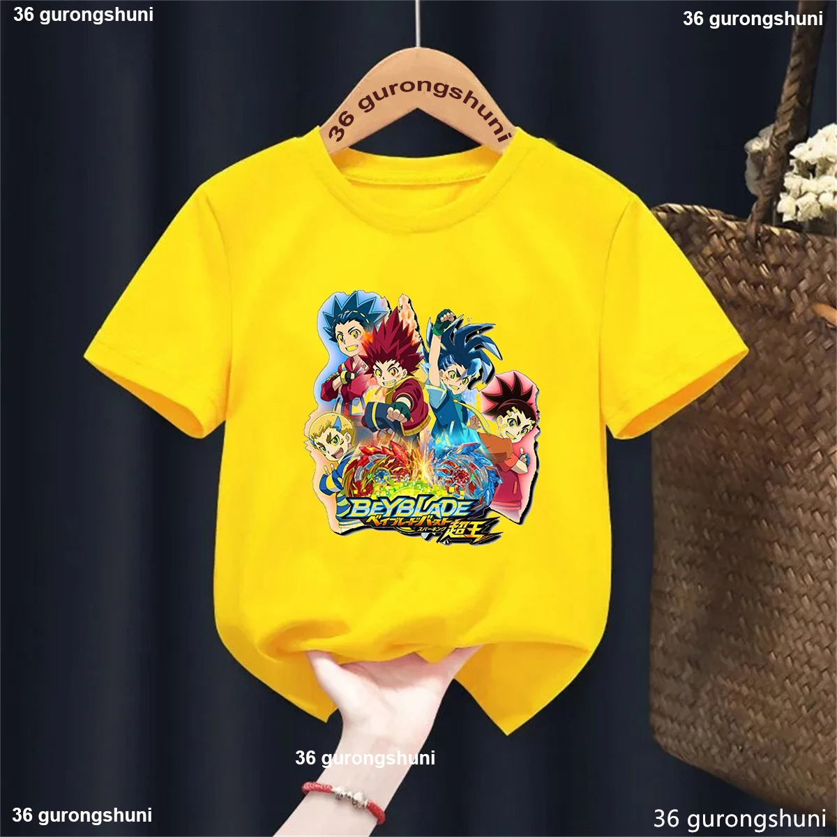 

Newly Boys T-Shirt Anime Cartoon Beyblade Burst Evolution Printed Toddler Tshirt Funny Kids Clothes Summer Boys Shirt Tops 1to13