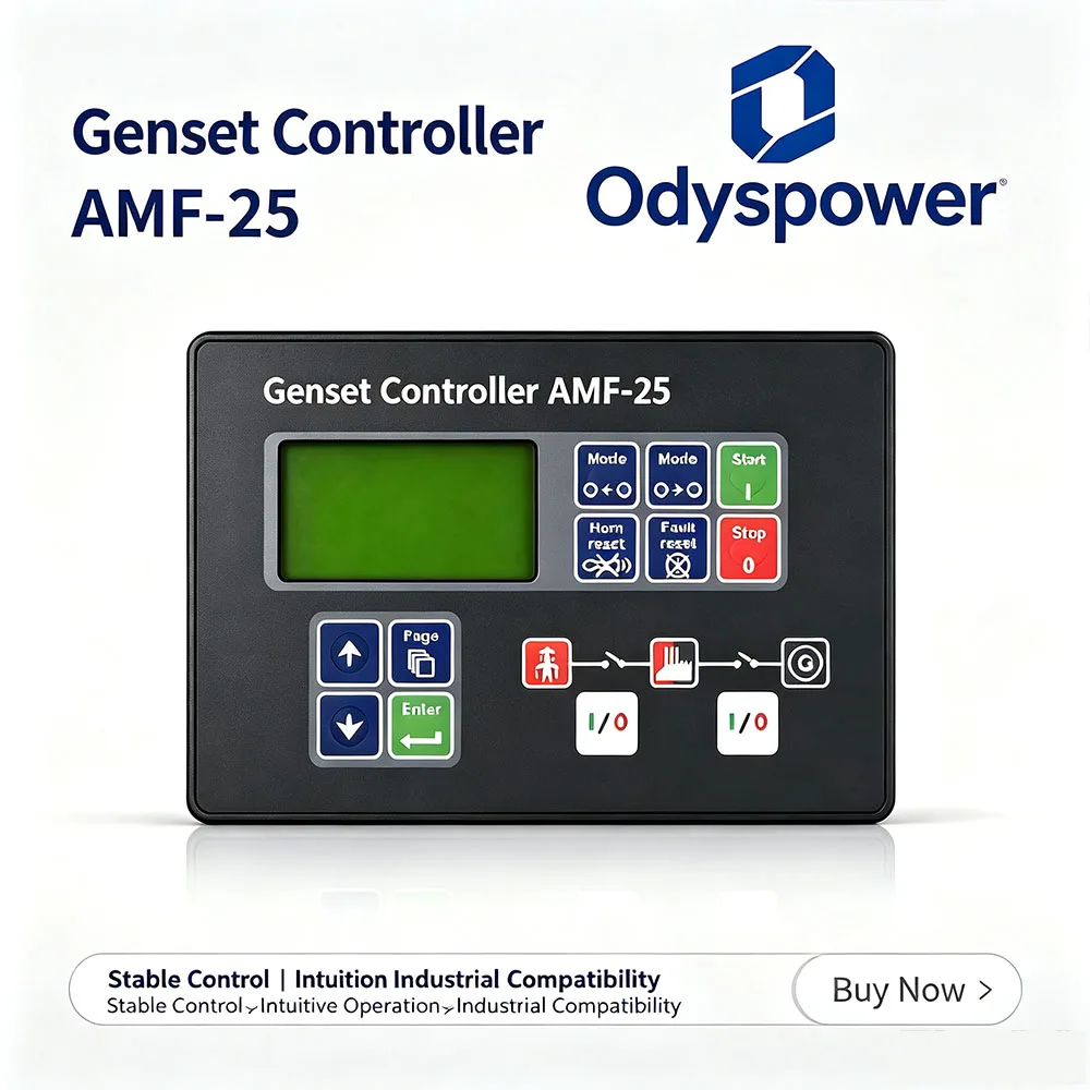 AMF20 AMF25 Genset Controller Auto Start Control Module, Compatible Diesel Generator Replacement Spare Parts