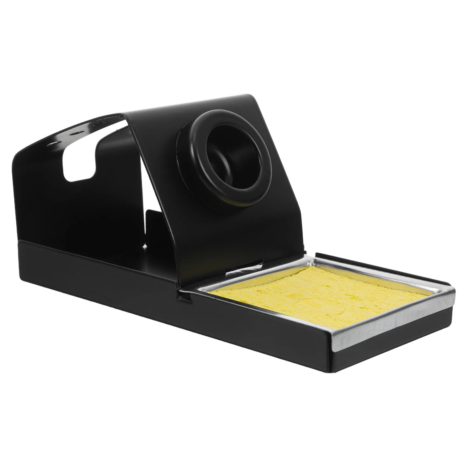 

Soldering Iron Stand Organizer Base Holder Metal with Sponge for Workshop Diy Accessories Anti-static Portable