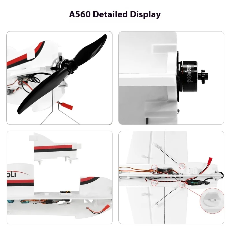 Radiolink A560 ワンボタン クレーン ブラシレス 3D 航空模型 固定翼 4KM 電圧フィードバック 6 フライトモード フライトコントロール