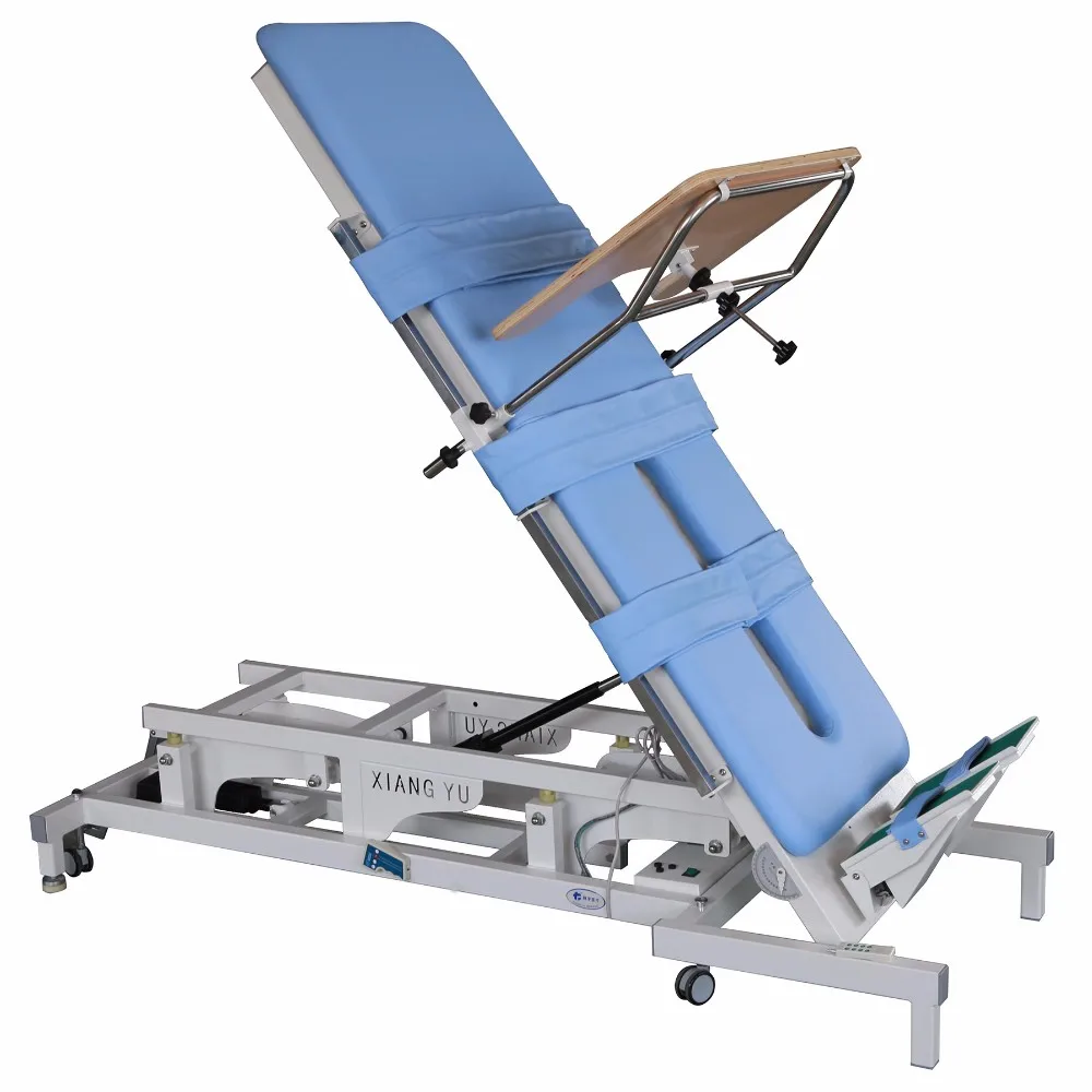 Physiotherapy Standing Bed Medical Training Electric Tilting Table