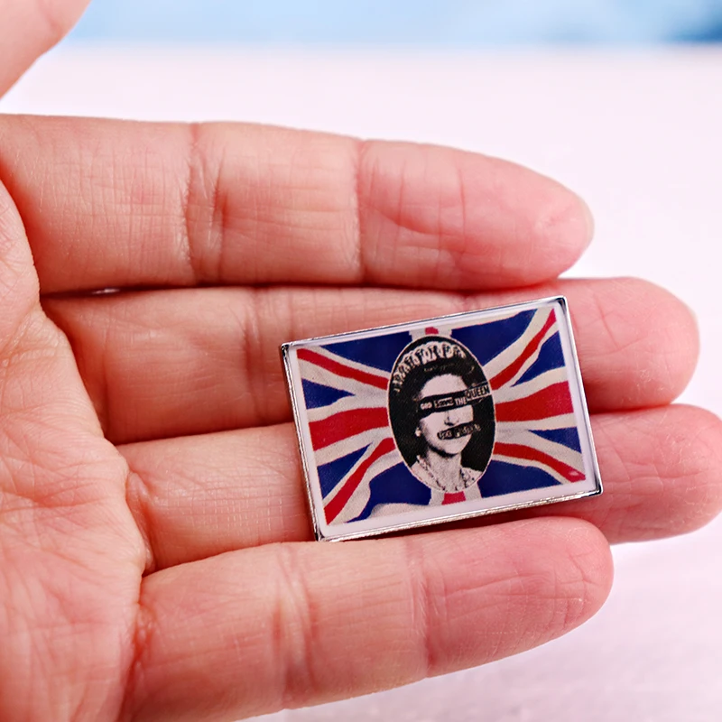 Pin Enamel Band Rock Punk Ingg - Jewelry Making Uk ulasan dan harga