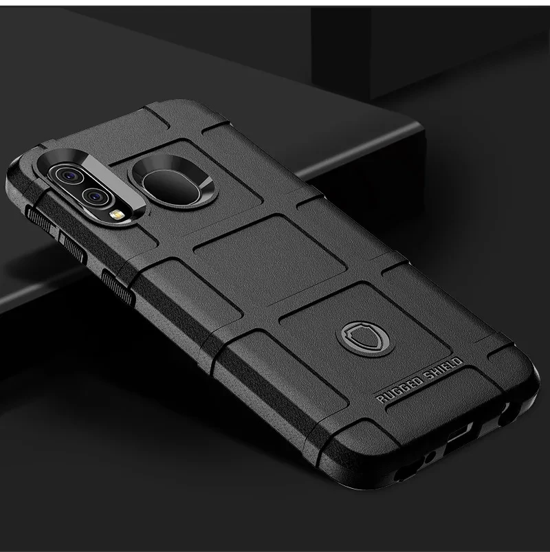 For Samsung Galaxy A40 Armor Shield Case Soft Silicone Back Cover for samsung a40 Anti Knock Matte Phone Cases