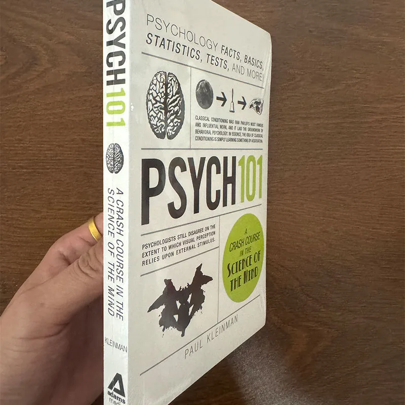 Psych 101 by Paul Kleinman, A Crash Course in the Science of the Mind, Psychology Basics & Facts Book