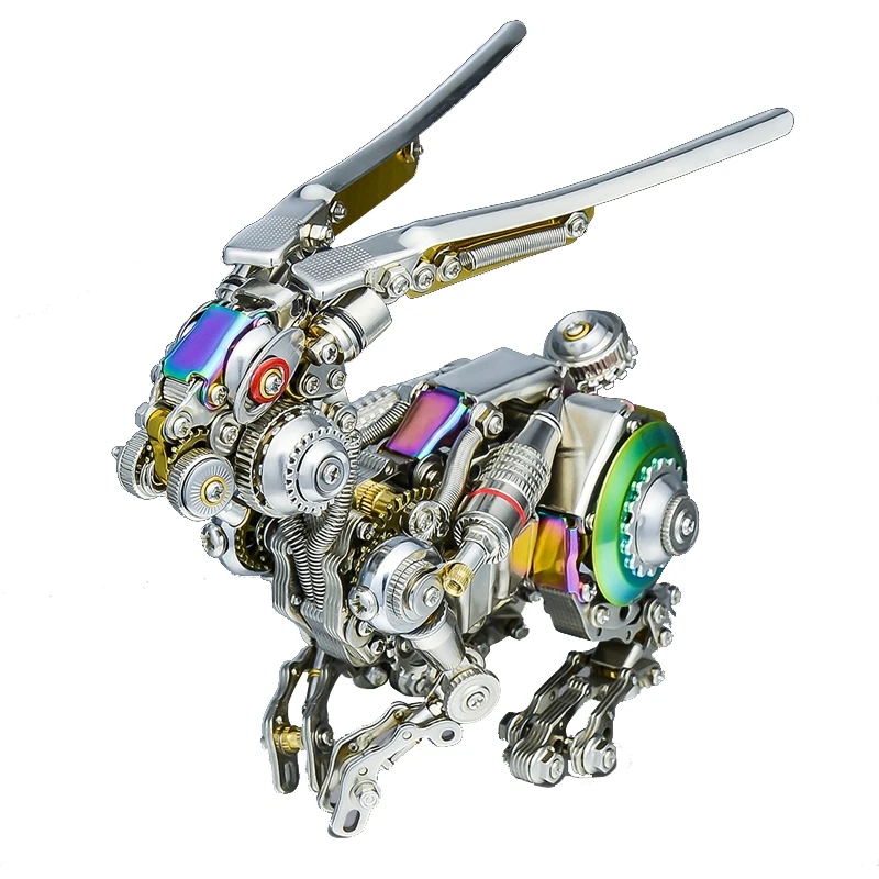 

Metal assembly model mechanical rabbit precision diy assembly toy children's boy birthday gift International Children's Day