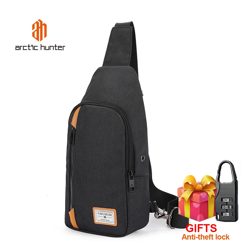 Arctic Hunter 2023 New Men's Messenger Bag Messenger Bag Casual Bag Waterproof Nylon Single Shoulder Strap Bag