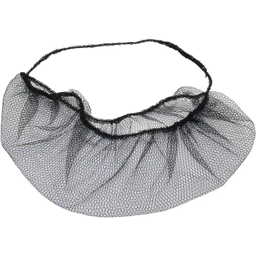 100Pcs Simple Disposable Beard Protector Nets Breathable Elastic Nylon Beard Guards Beard Bandanas Facial Styling