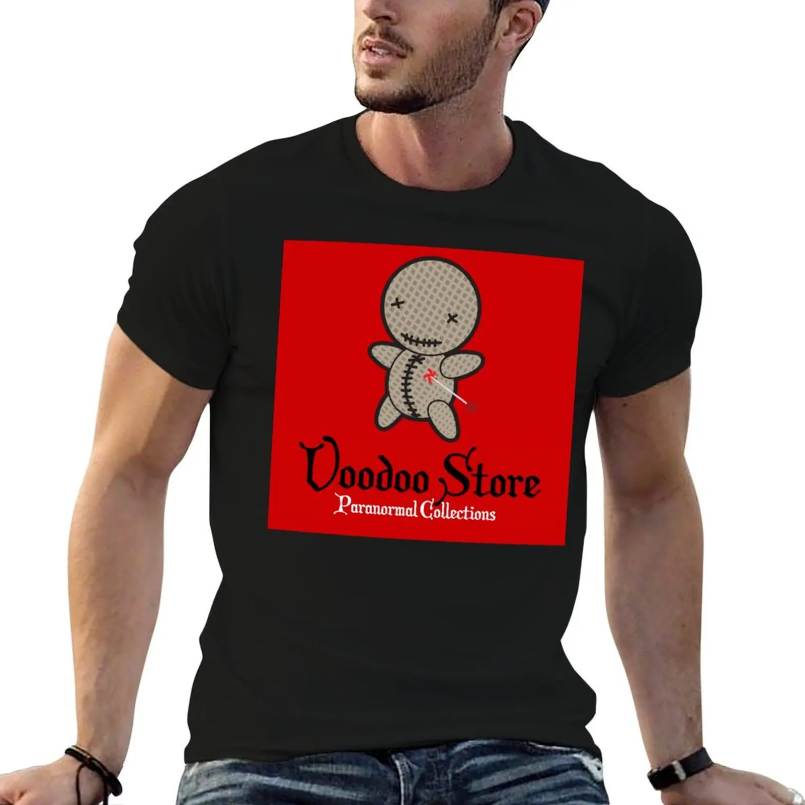 

Voodoo Store Paranormal Collections # 6 T-Shirt man t shirts graphic man t shirts cotton T-Shirt