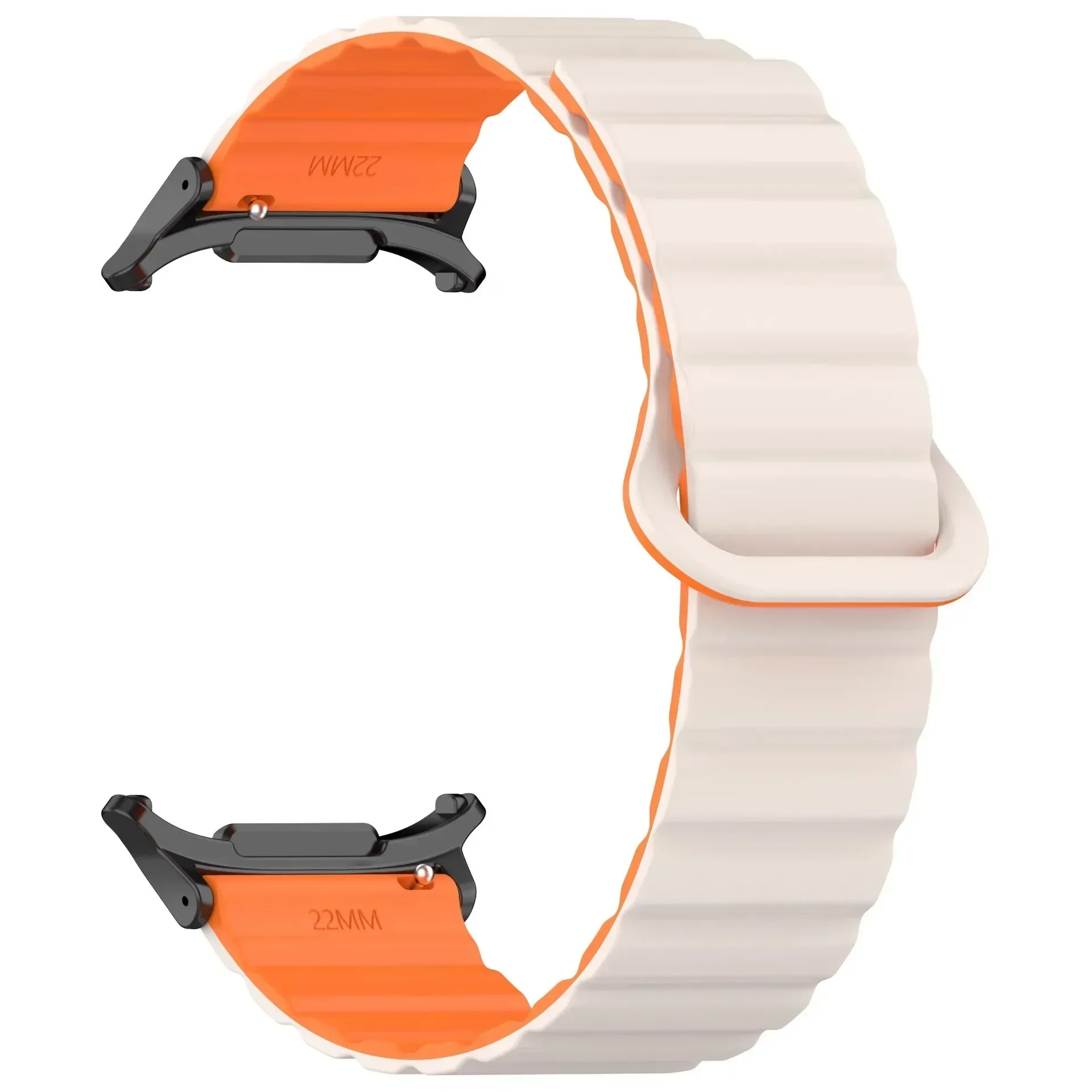 Magnetisches Schlaufenband für Samsung Galaxy Watch Ultra 47 mm, Silikon, kein Lücke, magnetisches Armband für 7Ultra-Uhrenarmband-Zubehör