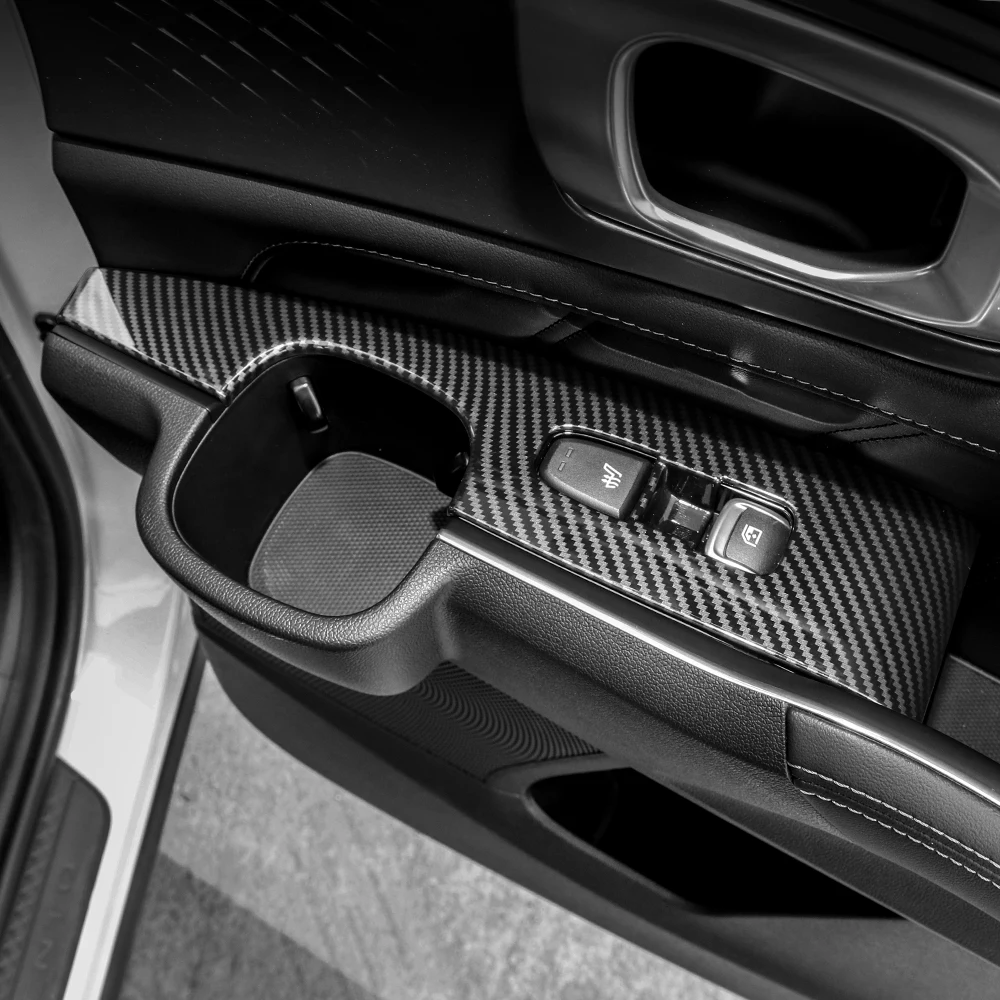 

4PCS Car Interior Accessories Window Control Button Trim Panel Door Handle Decorative Strip For Kia Sorento MQ4 2021~2026 LHD