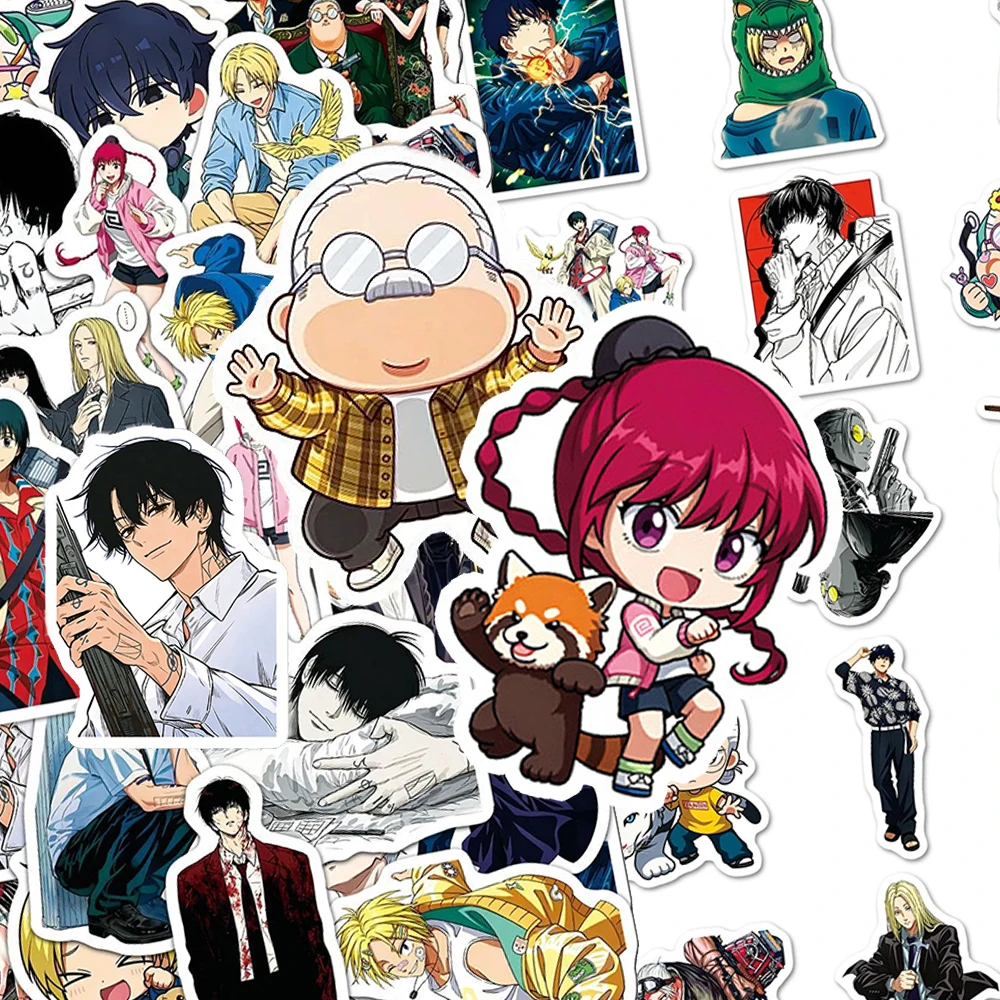

10/30/50pcs SAKAMOTO DAYS Japanese Anime Stickers Cool Waterproof Sticker DIY Guitar Phone Luggage Cartoon Graffiti Decals Toy
