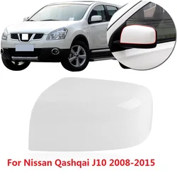CAPQX For Nissan Qashqai J10 2008-2015 Outside rearview Mirror Cover Rear View Mirror Lid Cap Shell Base Color (No paint color)